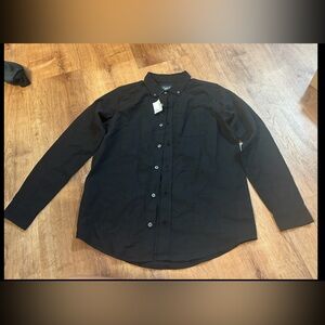 Boys black collared button down shirt … children’s place brand …XXL(16)